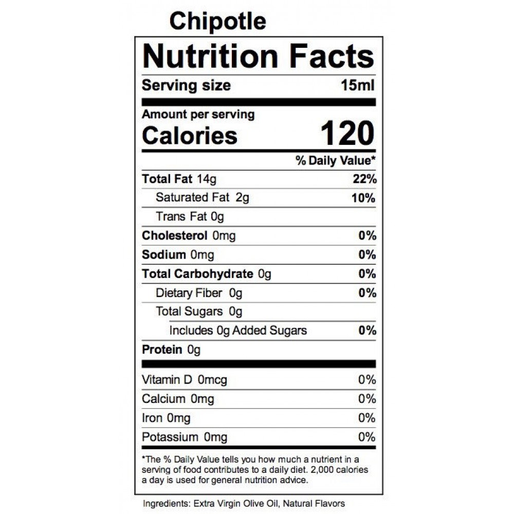 Chipotle Flavoured Olive Oil